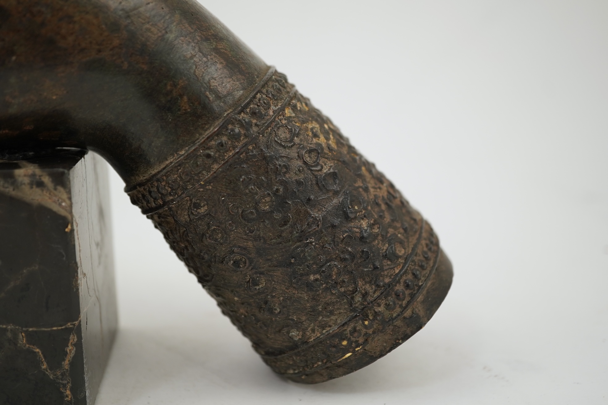 A Thai bronze Buddha's hand, 17th/18th century